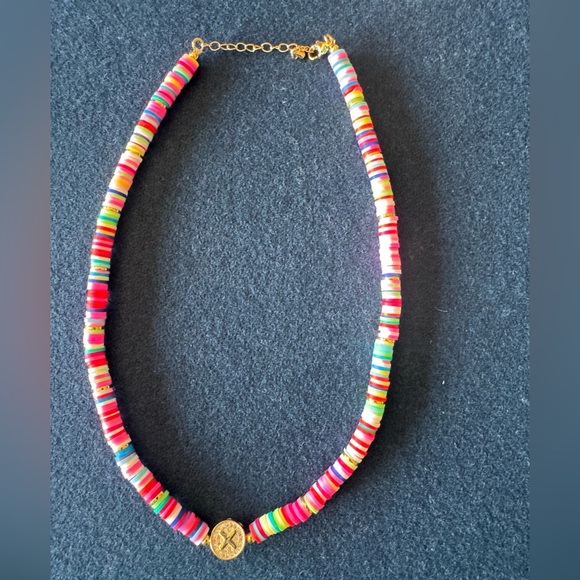 Wear BRACHA Colorful Beaded Initial Necklace- sold separately- this one is “X🩷 - Picture 11 of 14